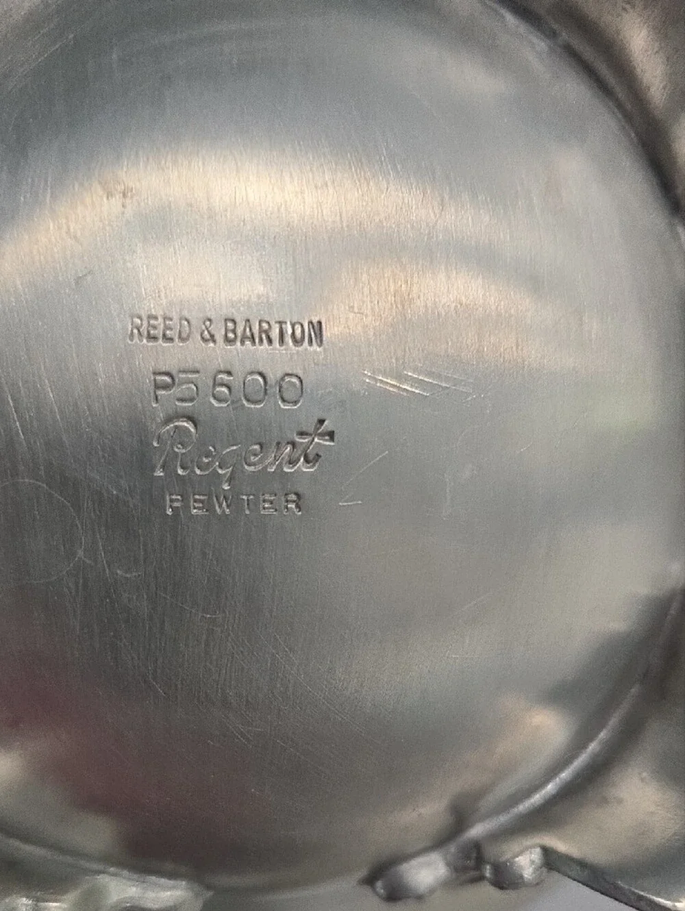 Reed & Barton Silver Pewter Regent Marked Serving Piece - Picture 7 of 7